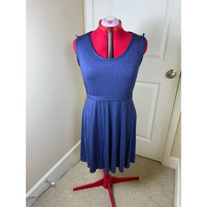 Women's Max Studio Blue Sleeveless Dress XL